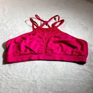 Victoria’s Secret Woman’s Hot Pink Stappy Bralette